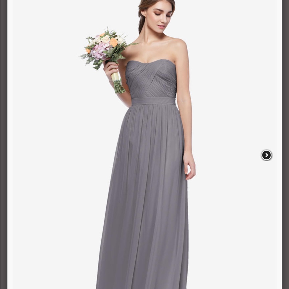 Gather &gown Elegant Strapless Evening‎ bridesmaid Gown